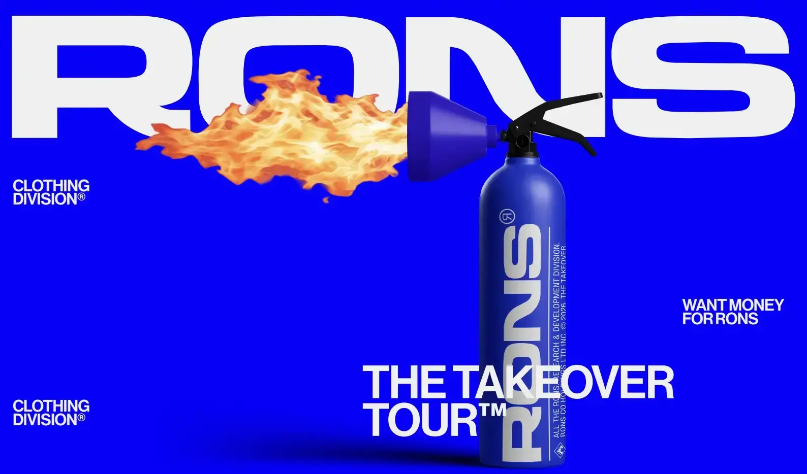 RONS Clothing Division — a bespoke streetwear store we designed and built